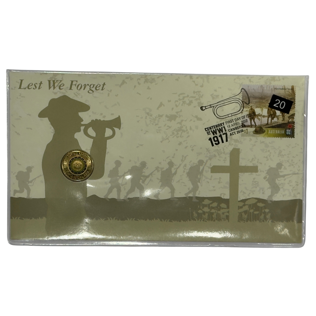 2017 $2 C-Mint Lest We Forget "MOSAIC" PNC - Uncirculated Two Dollar C_Mint