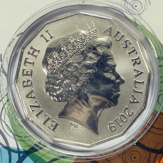 2019 50 Cent Frosted Uncirculated Coin - International Year of Indigenous Languages