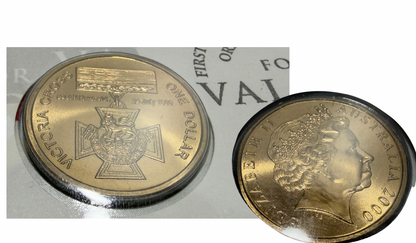 2000 $1 For Valour PNC - Uncirculated - 2000 Victoria Cross $1 Coin