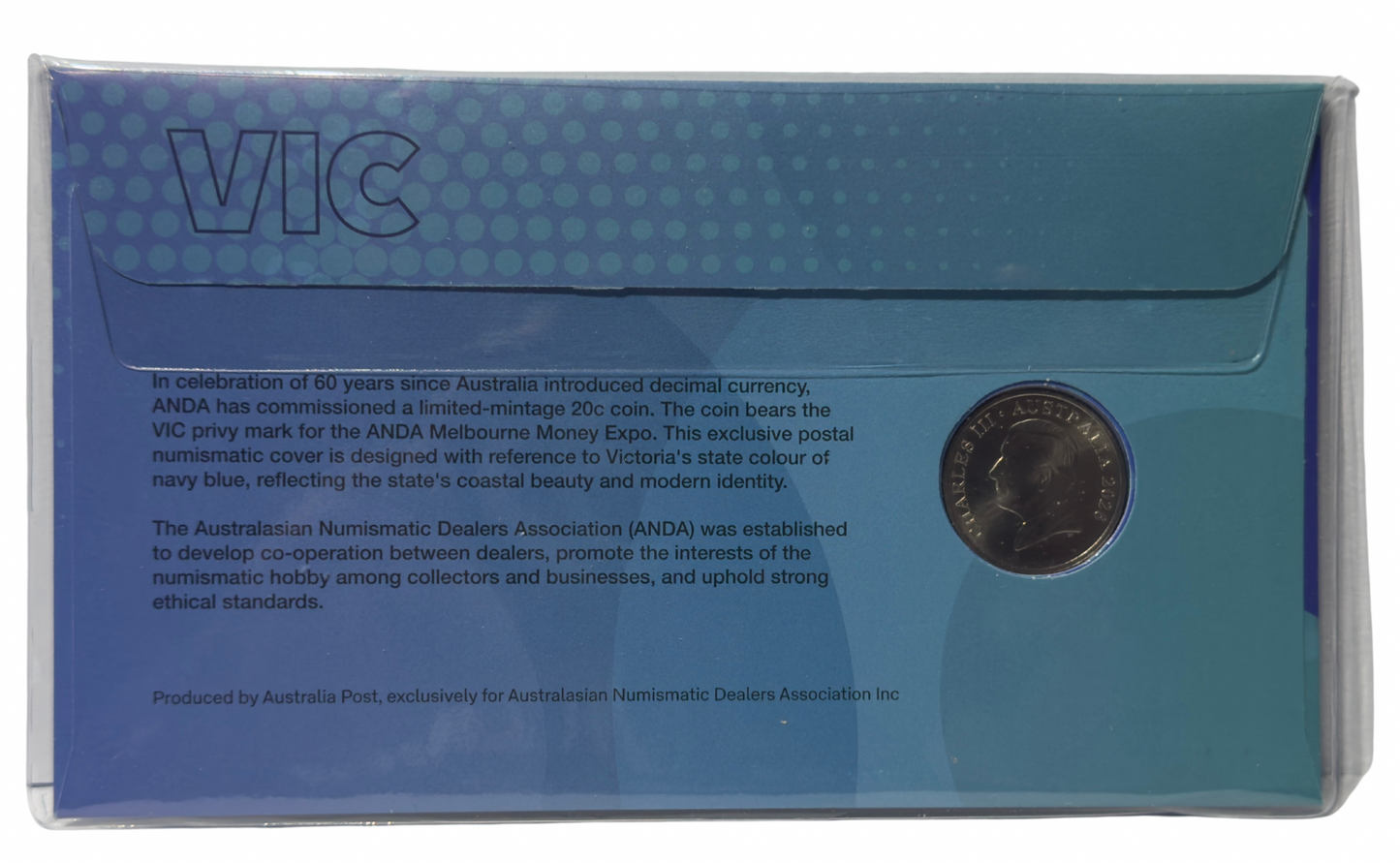 2026 20c ANDA MONEY EXPO MELBOURNE - VIC Privy Mark PNC (only 600)