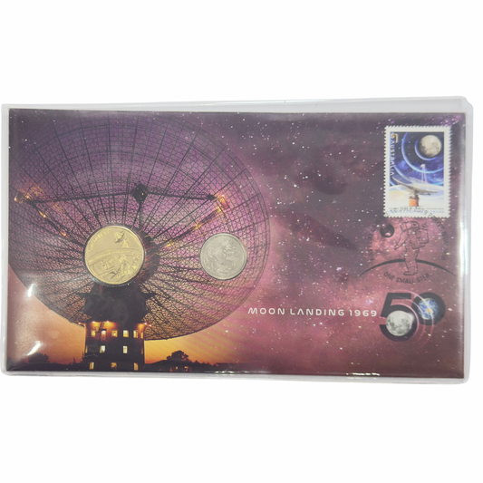 2019 $1 & 5c Two Coin PNC - 50th Anniversary of the Moon Landing 1969-2019