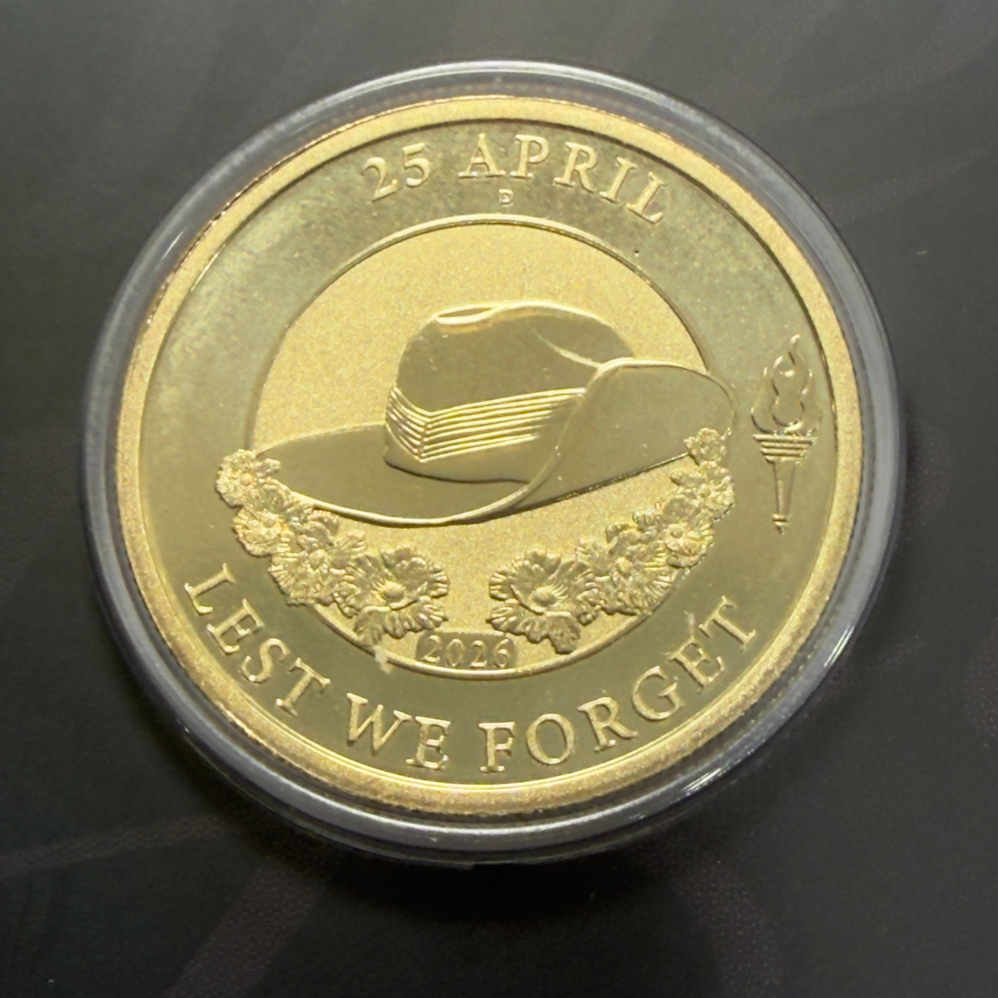 2026 $1 Australian ANZAC DAY Coin on card - Uncirculated - Perth Mint