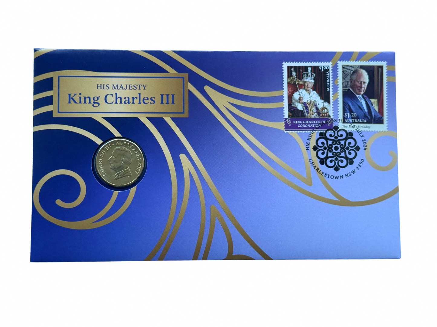 2024 His Majesty King Charles III PNC - Issue 10 $1 Coin - limited to 7500