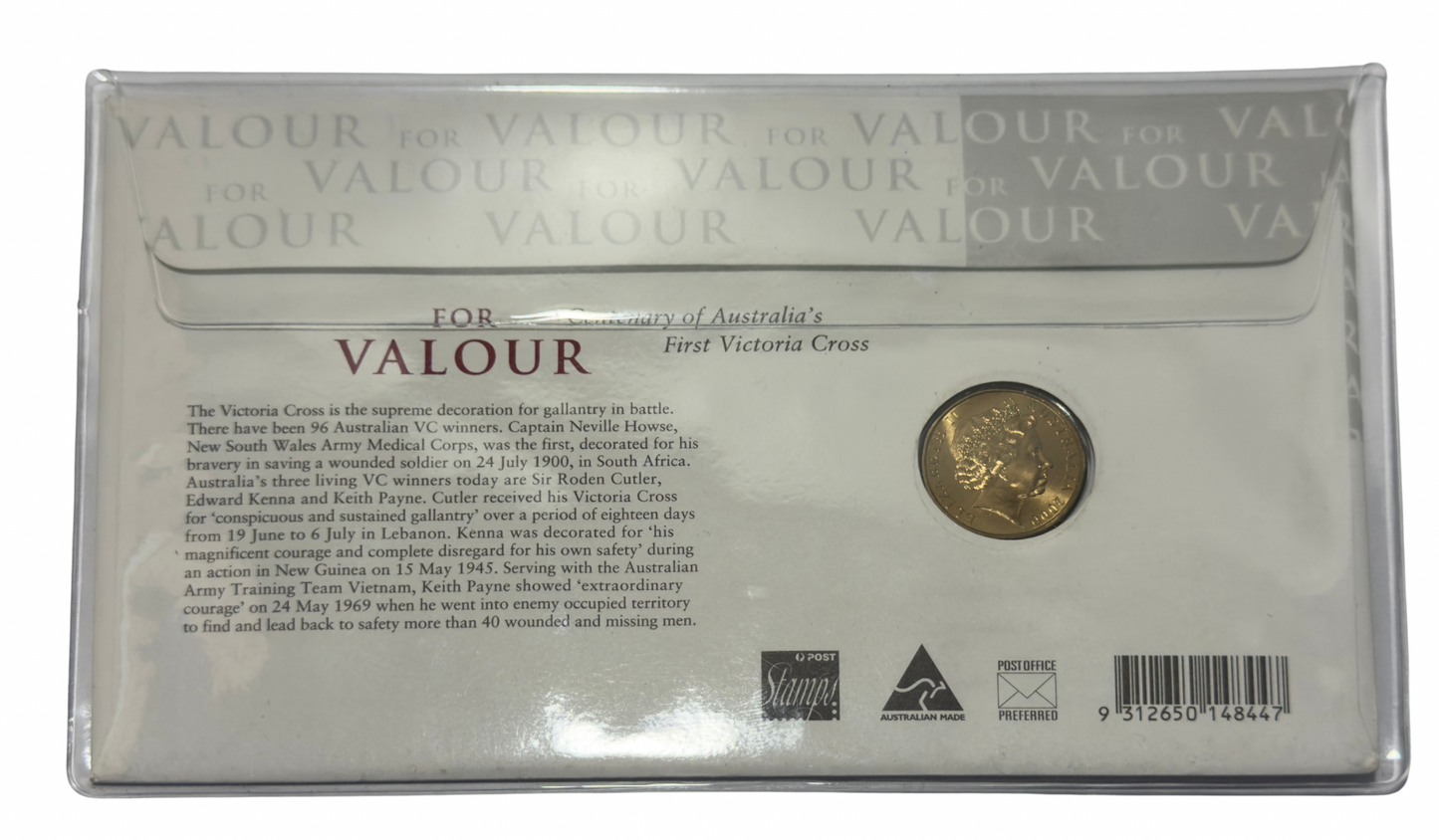 2000 $1 For Valour PNC - Uncirculated - 2000 Victoria Cross $1 Coin