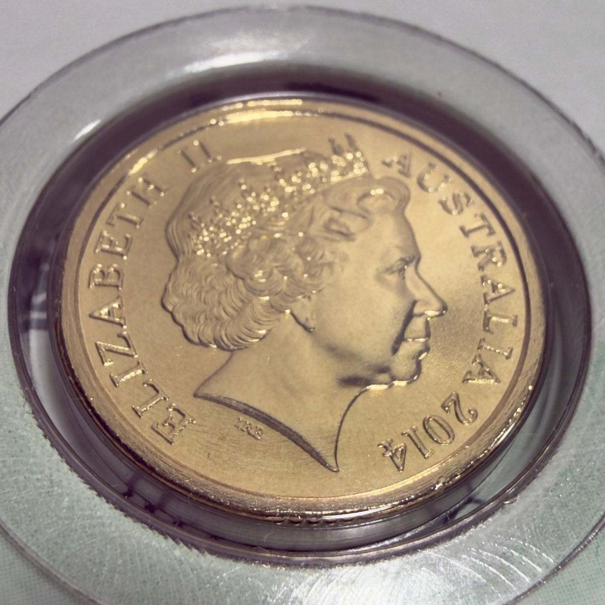 2014 $2 C-Mint Green Dove - $2 Remembrance Day Dove - Uncirculated