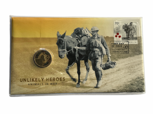 2015 $1 Unlikely Heroes - Animals in War PNC - 2015 Issue 19