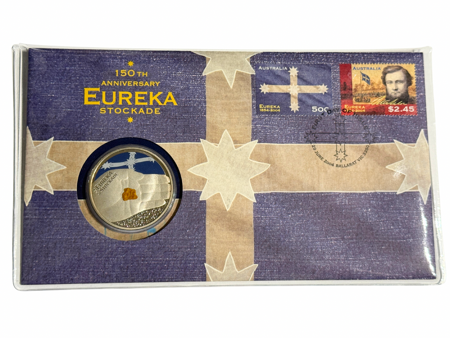 2004 Eureka Stockade PNC - 150th Anniversary $5 Coin