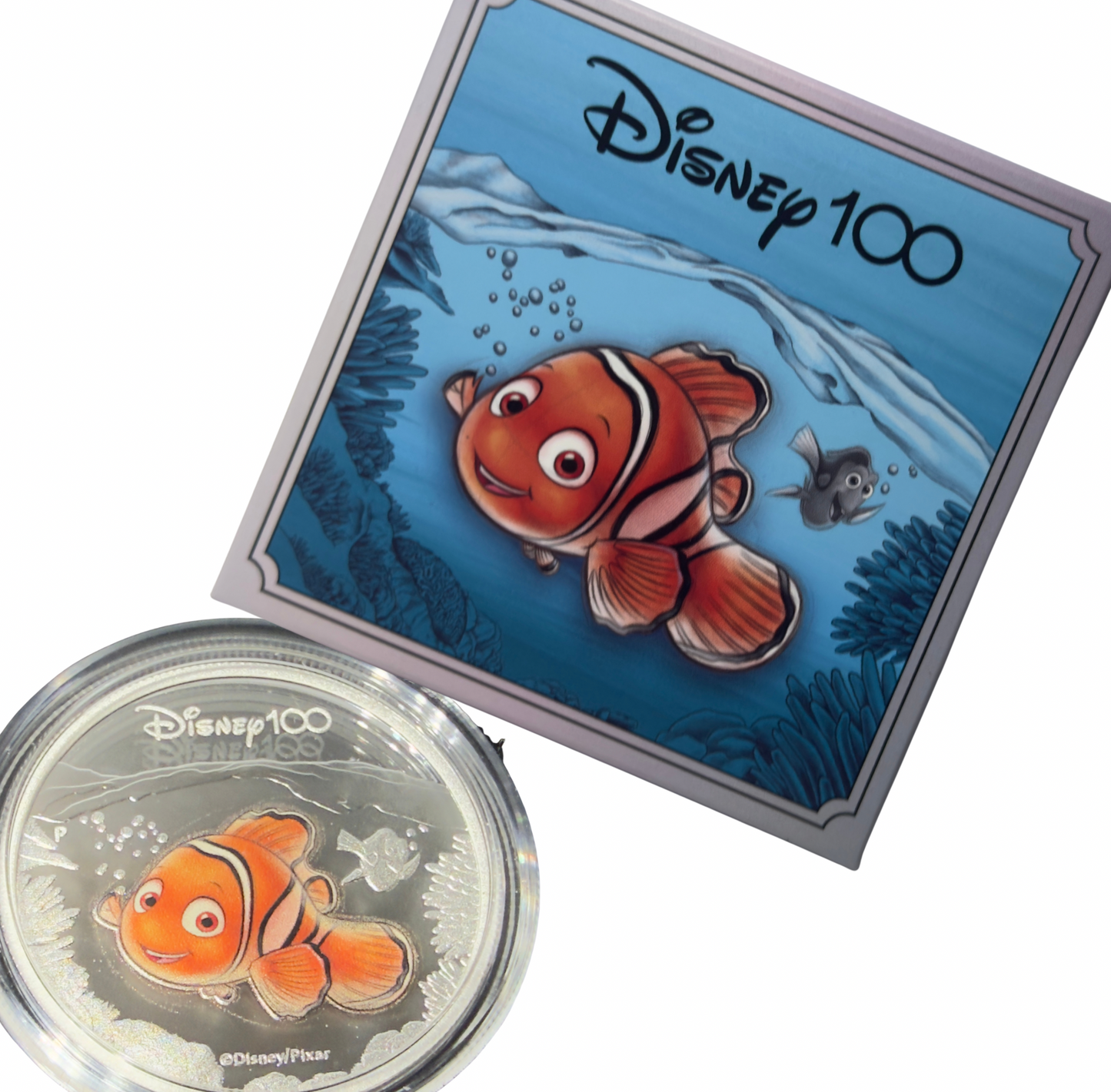 2023 50c Disney 100th Anniversary NEMO 1/2 Oz Coloured Silver Proof Coin