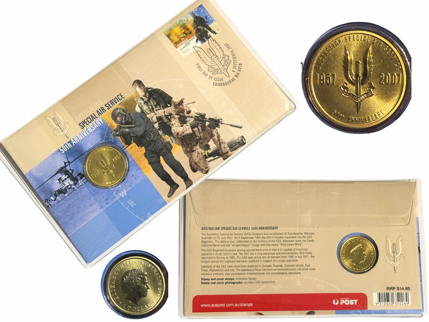 2007 $1 SAS PNC - Special Air Service 50th Anniversary