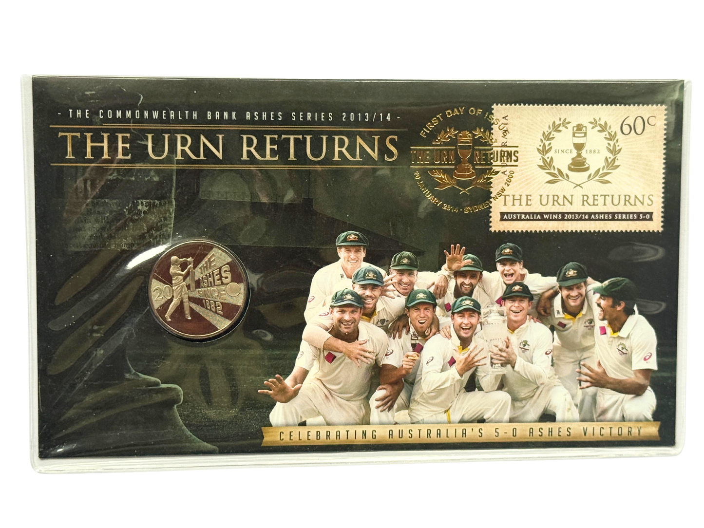 2014 20 Cent PNC - The URN Returns 2013/2014 Ashes Series PNC