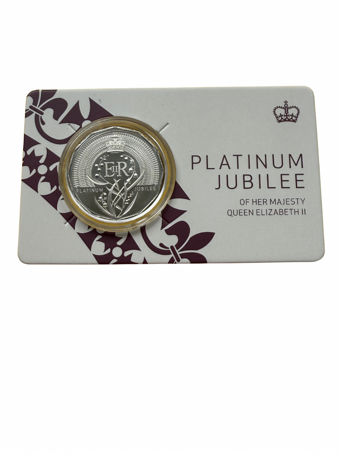 2022 50 Cent - Platinum Jubilee - Carded Coin - New Age Numismatics