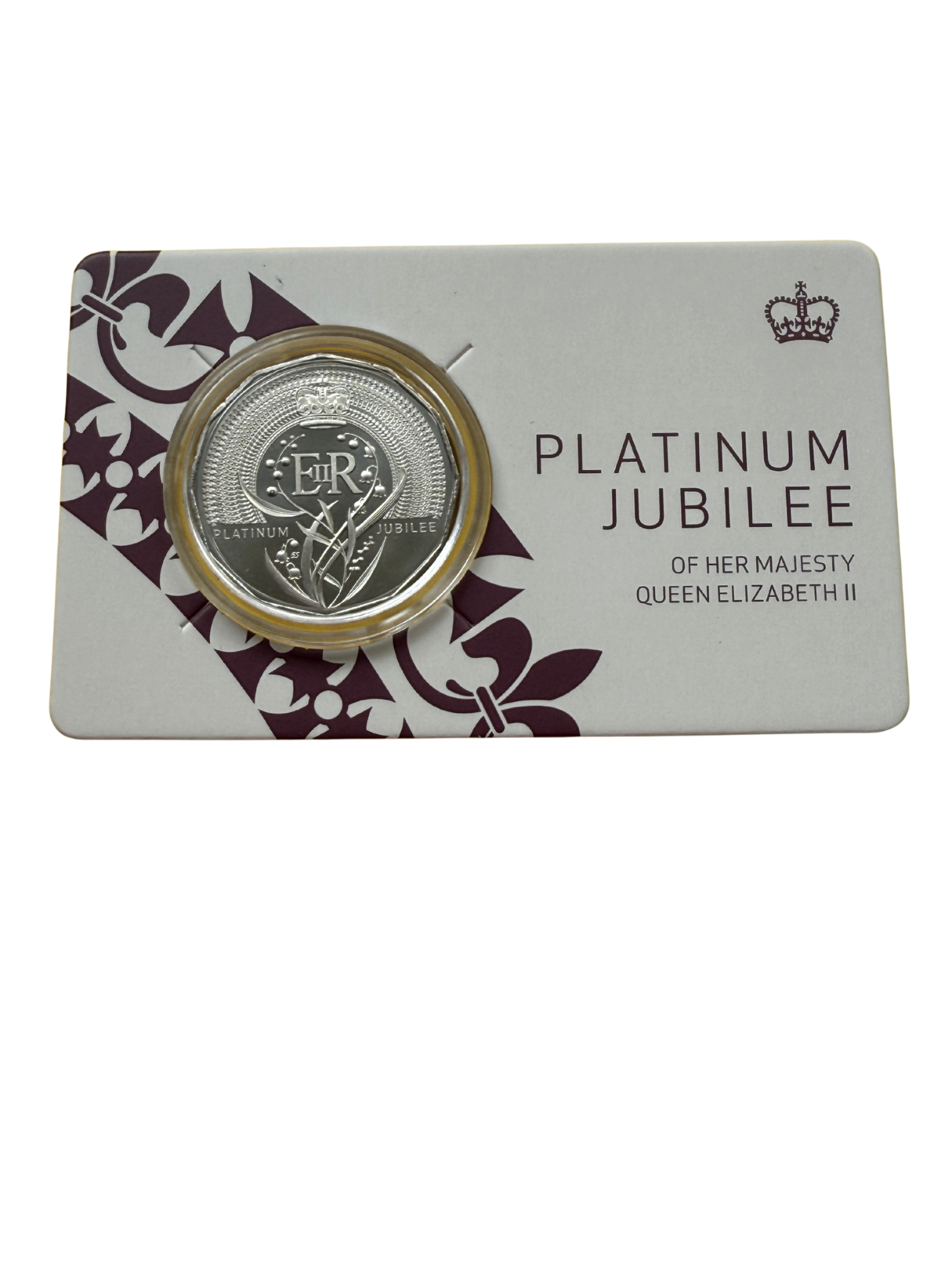 2022 50 Cent - Platinum Jubilee - Carded Coin - New Age Numismatics