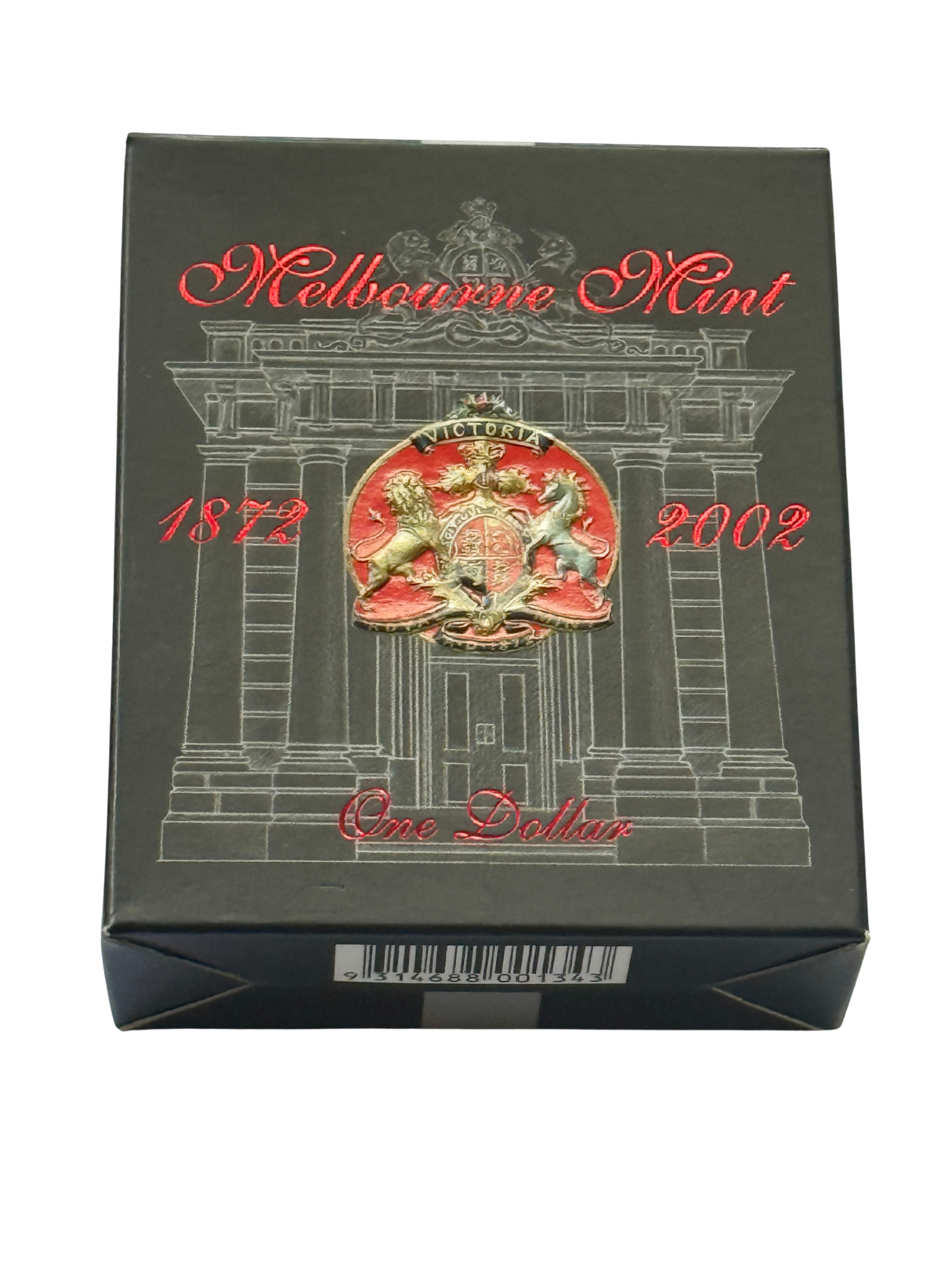 2002 Melbourne Mint 1872-2002 - 1 Oz Silver 0.25g Gold Proof Coin - New Age Numismatics