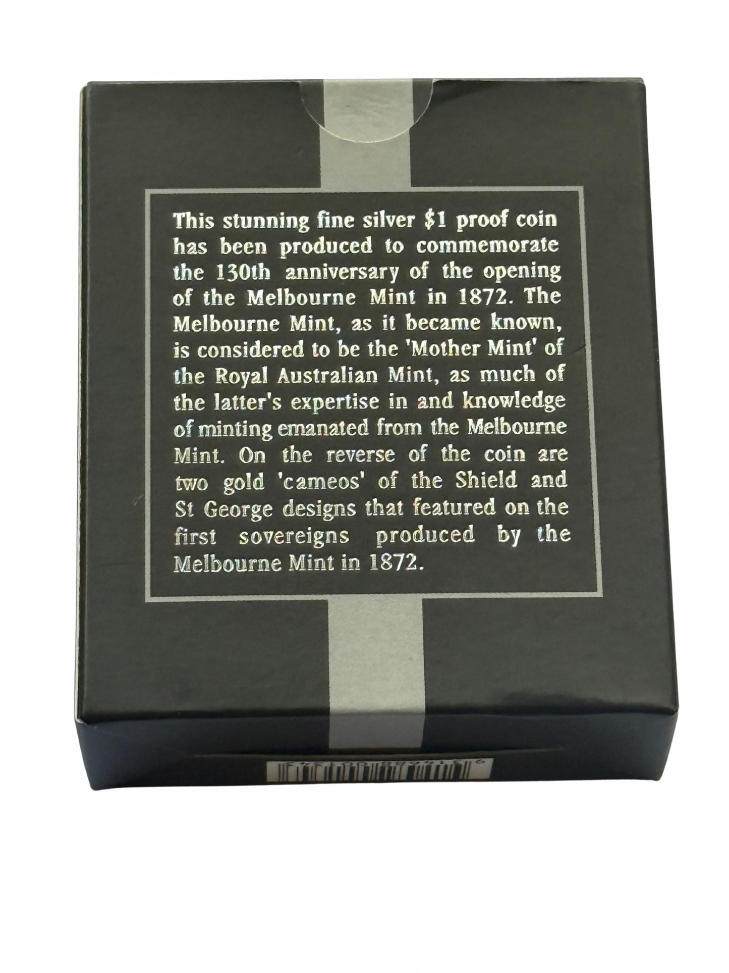 2002 Melbourne Mint 1872-2002 - 1 Oz Silver 0.25g Gold Proof Coin - New Age Numismatics