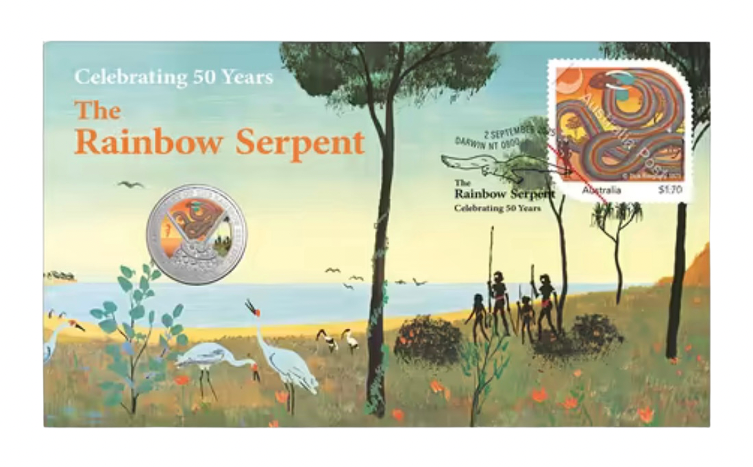 2025 PNC Celebrating 50th Anniversary of Rainbow Serpent - 20c Coloured Coin