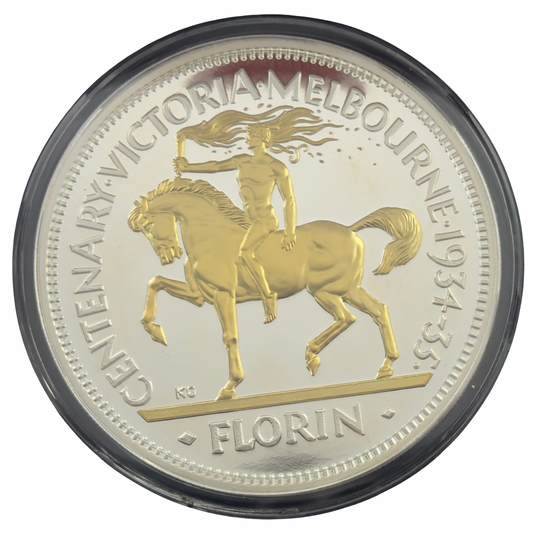 2020 $10 5 oz Silver Proof - 85th Anniversary Melbourne Centenary Florin